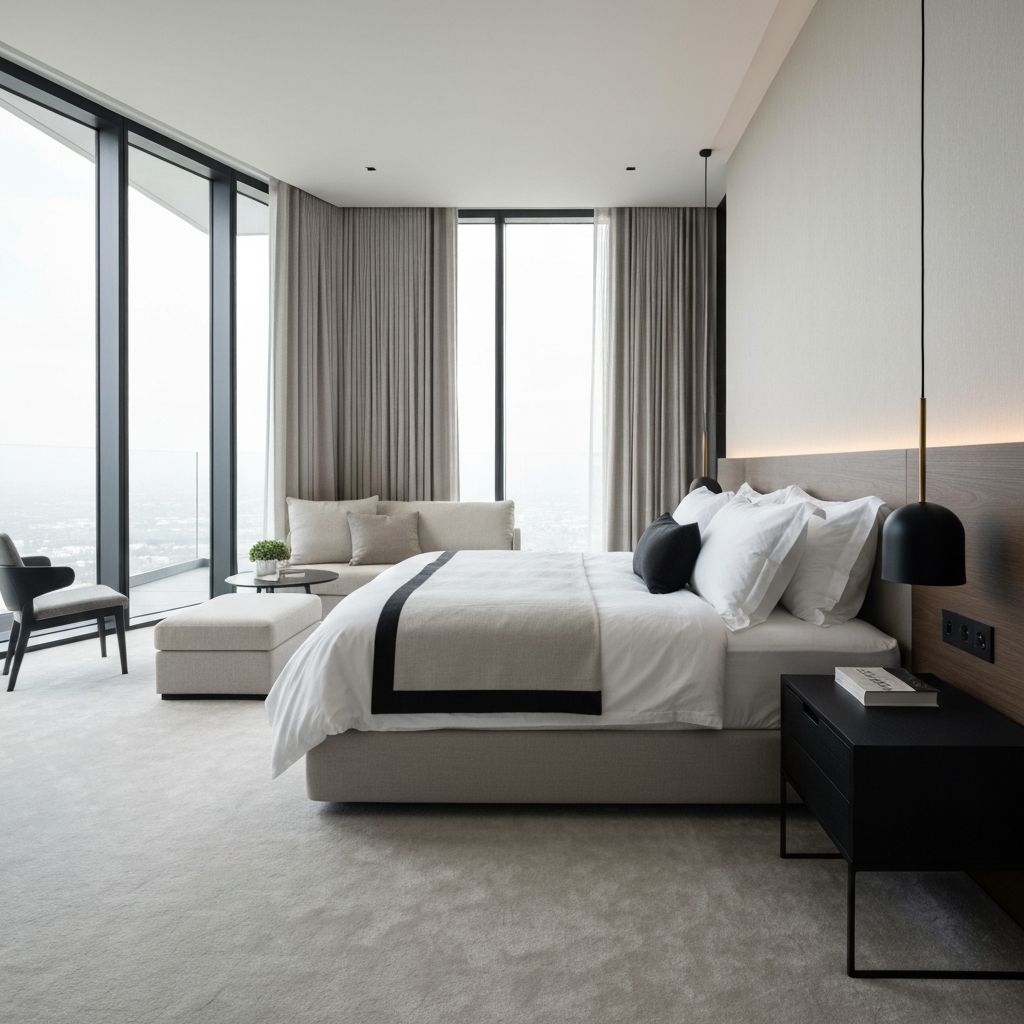 Minimalist luxury bedroom